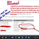 Rise Broadband’s Lack of Customer Support